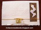 Invitación de boda con alcatraces