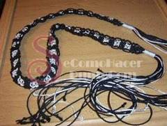 Cómo hacer un cinturón de macramé